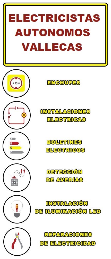 servicios de electricidad en vallecas