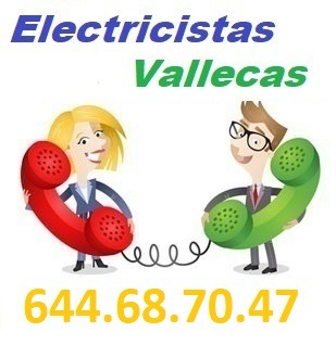 Telefono de la empresa electricistas Vallecas